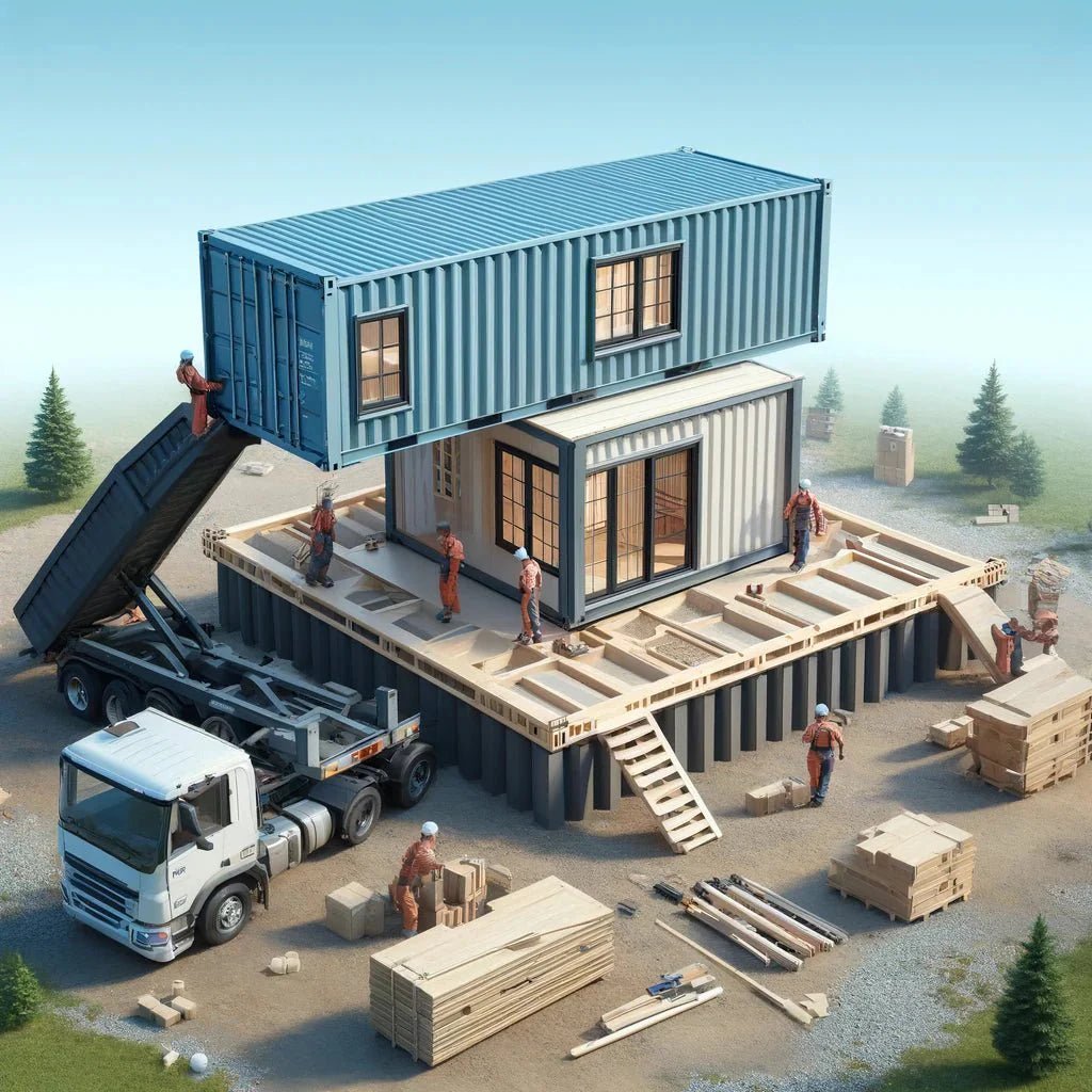How to Get a Container Home Delivered and Set Up - My Tiny Home Hub