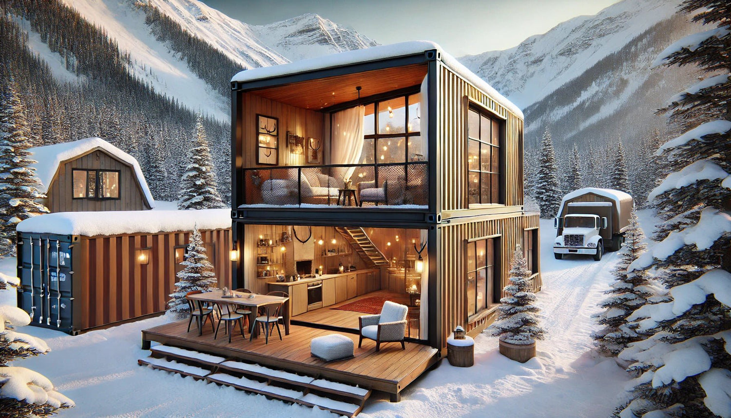 Why Container Homes Make Perfect Ski Lodges in Idaho - My Tiny Home Hub