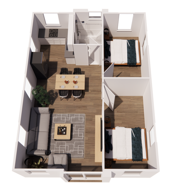 600 Sq Ft