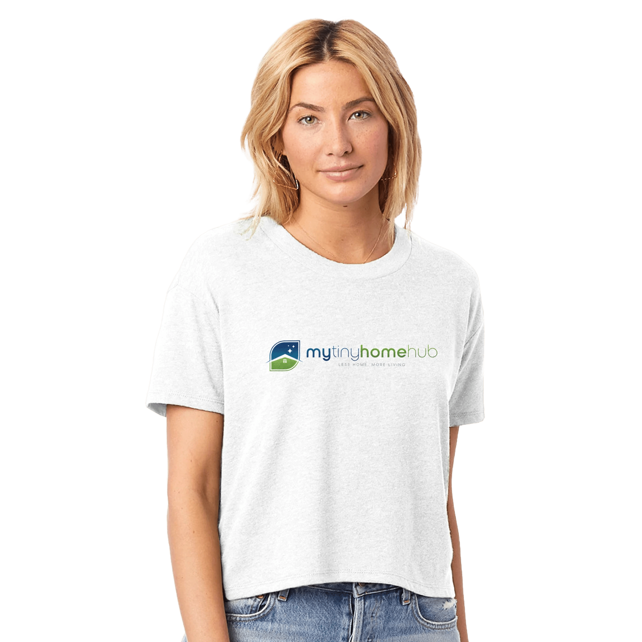 Women's Headliner Cropped Crewneck T-Shirt | Alternative 5114BP - My Tiny Home Hub